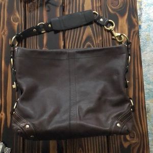 Coach Brown Leather Large Purse
